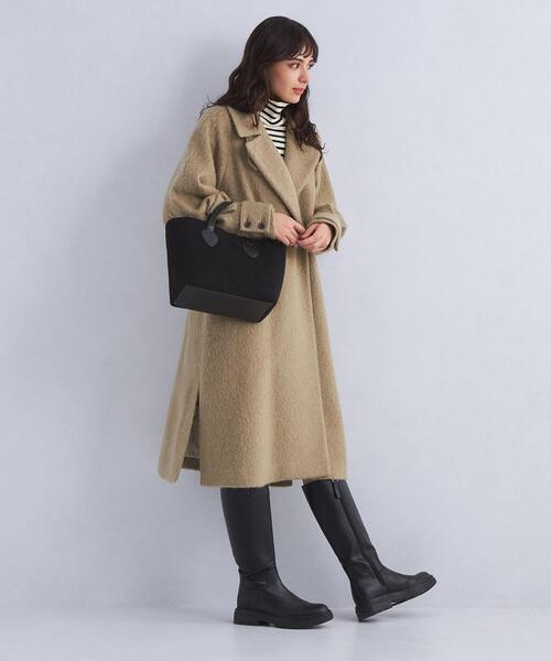 green label relaxing（グリーンレーベルリラクシング）の「チェック トートバッグ（ショルダーバッグ・レディース・ダークグレー/レッド/ブラック/ロイヤルブルー・FREE）」の7枚目の写真