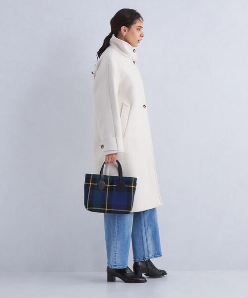 green label relaxing（グリーンレーベルリラクシング）の「チェック トートバッグ（ショルダーバッグ・レディース・ダークグレー/レッド/ブラック/ロイヤルブルー・FREE）」の9枚目の写真