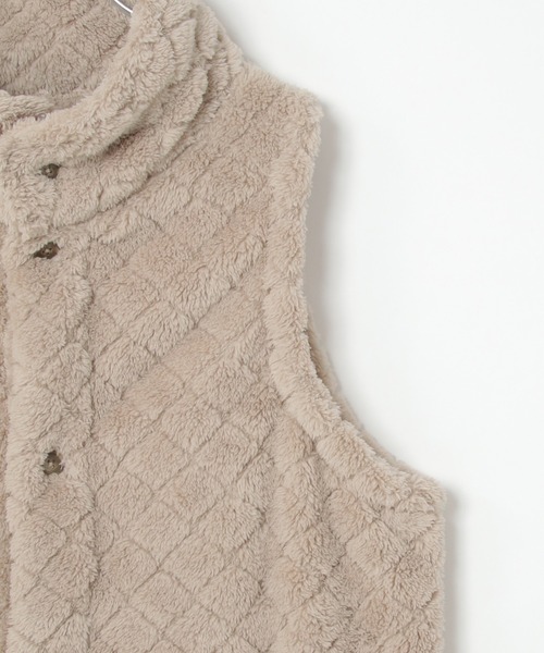 LBC（エルビーシー）の「キルンケットジレ（ブランケット・レディース・レッド/グレー/オフホワイト/ダークグレー・FREE）」の7枚目の写真