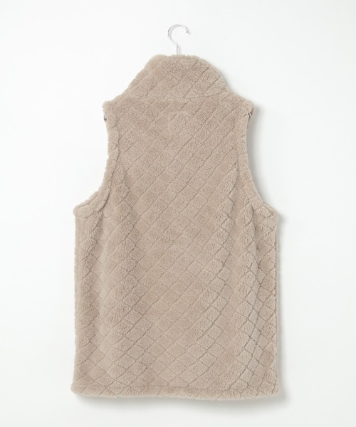 LBC（エルビーシー）の「キルンケットジレ（ブランケット・レディース・レッド/グレー/オフホワイト/ダークグレー・FREE）」の5枚目の写真