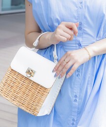 Ray BEAMS | Ray BEAMS / 柳 カゴ トートバッグ(かごバッグ)