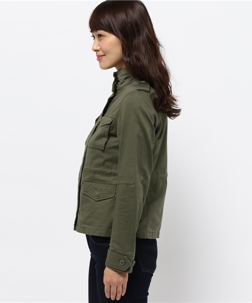 NATURAL BEAUTY BASIC(ナチュラルビューティーベーシック)の「ミリタリーブルゾンM65(ミリタリージャケット・レディース・ネイビー/カーキ・LARGE/SMALL/MEDIUM)」の7枚目の写真