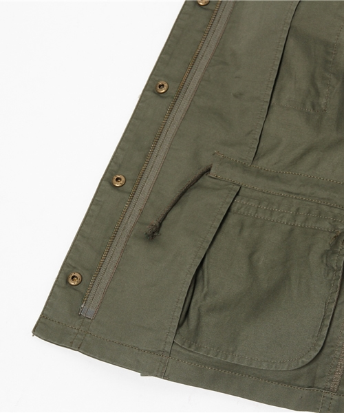 NATURAL BEAUTY BASIC(ナチュラルビューティーベーシック)の「ミリタリーブルゾンM65(ミリタリージャケット・レディース・ネイビー/カーキ・LARGE/SMALL/MEDIUM)」の5枚目の写真