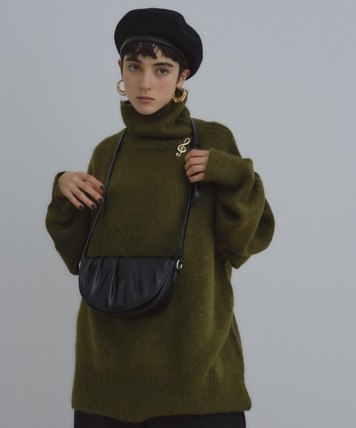 manana suerte（マニャーナスエルテ）の「2wayギャザーショルダーbag（ショルダーバッグ・レディース・ブラック・FREE）」の10枚目の写真