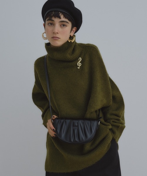 manana suerte（マニャーナスエルテ）の「2wayギャザーショルダーbag（ショルダーバッグ・レディース・ブラック・FREE）」の5枚目の写真