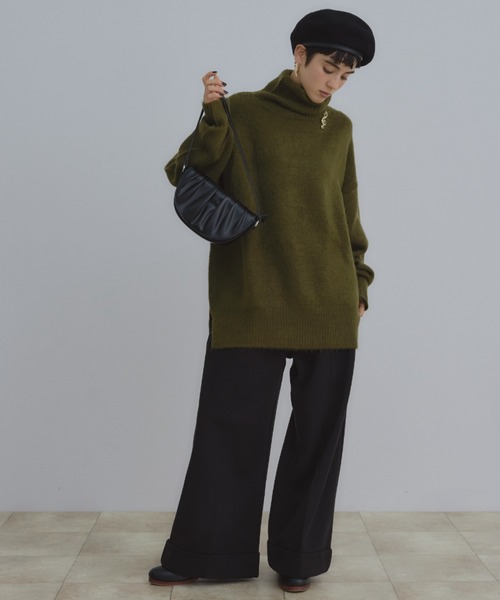 manana suerte（マニャーナスエルテ）の「2wayギャザーショルダーbag（ショルダーバッグ・レディース・ブラック・FREE）」の13枚目の写真