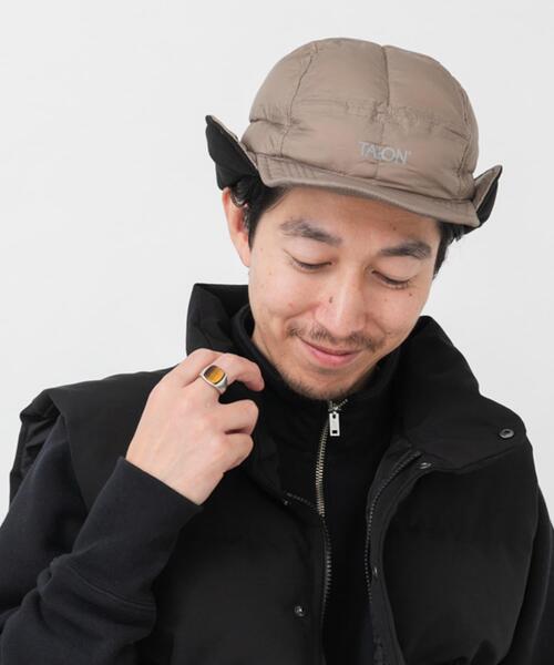 TAION(タイオン)の「TAION BASIC DOG EAR DOWN CAP(キャップ・メンズ・チャコールグレー/オリーブ/ベージュ/カーキ/ブラック/ネイビー・-)」の5枚目の写真
