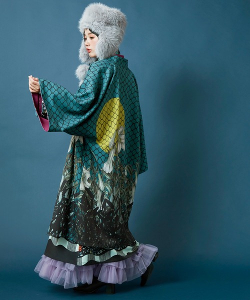 重宗玉緒×倭物やカヤ】モダン着物羽織（カーディガン/ボレロ）｜カヤ