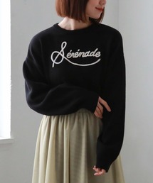 ロープロゴショートニット