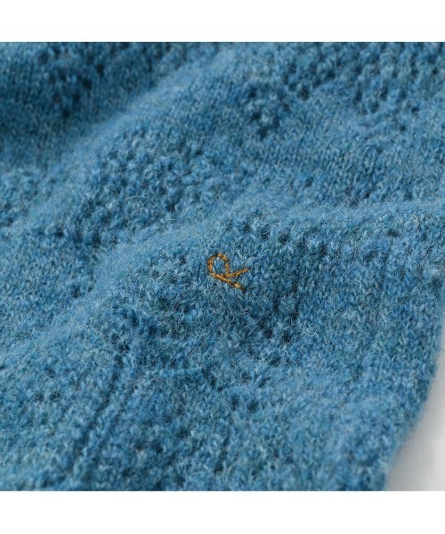 45R（フォーティファイブアール）の「シェットランドレースのカシュクール（ニット/セーター・レディース・ブルー/ネイビー/イエロー/トップグレー・FREE）」の16枚目の写真