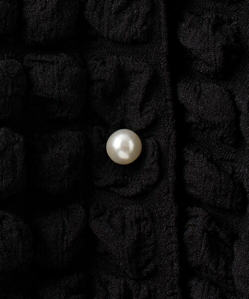 THE SHOP TK （ザ ショップ ティーケー ）の「◆【100-140】パールボタンぽこぽこカーディガン（カーディガン/ボレロ・キッズ・ホワイト系/ブラック・13/12/11/14）」の18枚目の写真