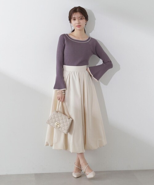 【セール】バルーンフレアスカート / 1214120105（スカート）｜PROPORTION BODY DRESSING（プロポーションボディドレッシング）