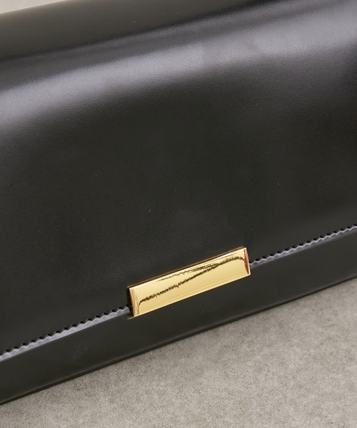 Lui's（ルイス）の「リアルレザー2WAYハンドルバック（ショルダーバッグ・レディース・ブラック/ブラウン・FREE）」の6枚目の写真