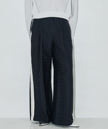 ツイードワイドパンツ