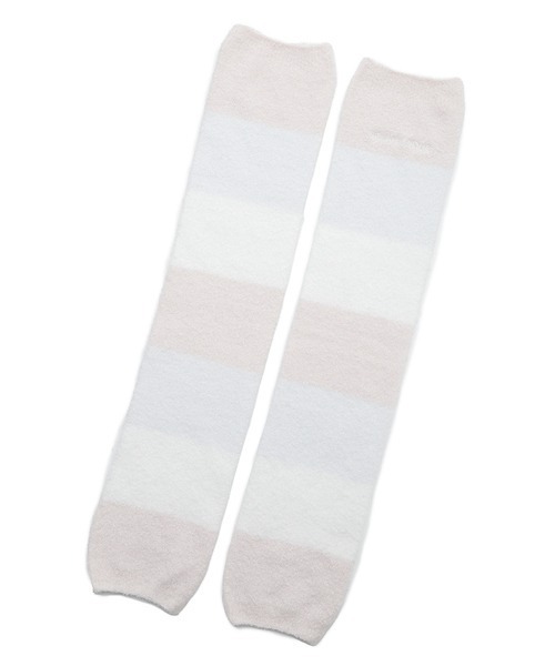 gelato pique（ジェラートピケ）の「ウォッシャブルスムーズィー3ボーダーレッグウォーマー（レッグウォーマー・レディース・ブルー/ピンク・FREE）」の3枚目の写真