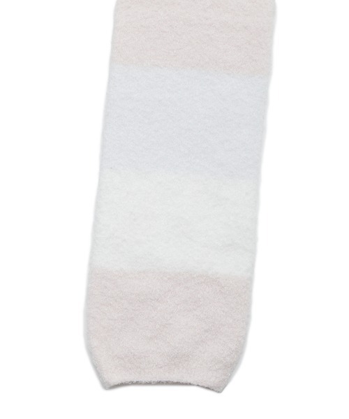 gelato pique（ジェラートピケ）の「ウォッシャブルスムーズィー3ボーダーレッグウォーマー（レッグウォーマー・レディース・ブルー/ピンク・FREE）」の4枚目の写真