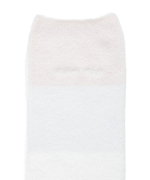 gelato pique（ジェラートピケ）の「ウォッシャブルスムーズィー3ボーダーレッグウォーマー（レッグウォーマー・レディース・ブルー/ピンク・FREE）」の6枚目の写真