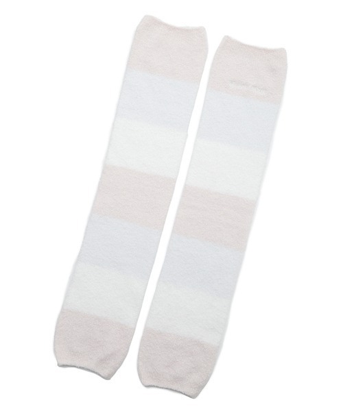 gelato pique（ジェラートピケ）の「ウォッシャブルスムーズィー3ボーダーレッグウォーマー（レッグウォーマー・レディース・ブルー/ピンク・FREE）」の9枚目の写真