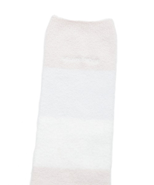 gelato pique（ジェラートピケ）の「ウォッシャブルスムーズィー3ボーダーレッグウォーマー（レッグウォーマー・レディース・ブルー/ピンク・FREE）」の11枚目の写真