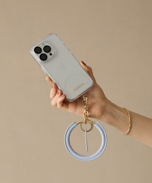 HASHIBAMI（ハシバミ）の「【HASHIBAMI】ウィンドベル スマホハンドストラップ（スマホグッズ・レディース・ブルー/ラベンダー/イエロー/ブラック/グレイッシュベージュ/チャコールグレー/シルバー/ローズ系/ゴールド/ベージュ/ダークグリーン/イエロー系その他2/ライトブルー/エメラルド/ブルー系1/プラム/ライトブラウン/ネイビー系/シャンパン/ライトグリーン/マルーン/サックスブルー/ミント・FREE）」の11枚目の写真