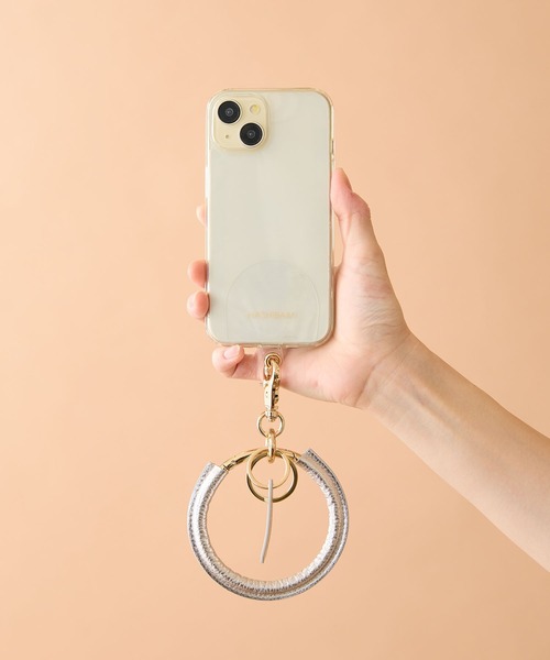 HASHIBAMI（ハシバミ）の「【HASHIBAMI】ウィンドベル スマホハンドストラップ（スマホグッズ・レディース・ブルー/ラベンダー/イエロー/ブラック/グレイッシュベージュ/チャコールグレー/シルバー/ローズ系/ゴールド/ベージュ/ダークグリーン/イエロー系その他2/ライトブルー/エメラルド/ブルー系1/プラム/ライトブラウン/ネイビー系/シャンパン/ライトグリーン/マルーン/サックスブルー/ミント・FREE）」の21枚目の写真