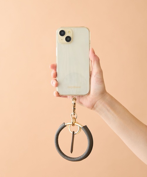 HASHIBAMI（ハシバミ）の「【HASHIBAMI】ウィンドベル スマホハンドストラップ（スマホグッズ・レディース・ブルー/ラベンダー/イエロー/ブラック/グレイッシュベージュ/チャコールグレー/シルバー/ローズ系/ゴールド/ベージュ/ダークグリーン/イエロー系その他2/ライトブルー/エメラルド/ブルー系1/プラム/ライトブラウン/ネイビー系/シャンパン/ライトグリーン/マルーン/サックスブルー/ミント・FREE）」の2枚目の写真
