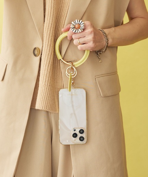 HASHIBAMI（ハシバミ）の「【HASHIBAMI】ウィンドベル スマホハンドストラップ（スマホグッズ・レディース・ブルー/ラベンダー/イエロー/ブラック/グレイッシュベージュ/チャコールグレー/シルバー/ローズ系/ゴールド/ベージュ/ダークグリーン/イエロー系その他2/ライトブルー/エメラルド/ブルー系1/プラム/ライトブラウン/ネイビー系/シャンパン/ライトグリーン/マルーン/サックスブルー/ミント・FREE）」の17枚目の写真