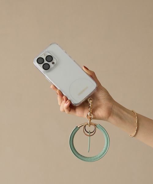 HASHIBAMI（ハシバミ）の「【HASHIBAMI】ウィンドベル スマホハンドストラップ（スマホグッズ・レディース・ブルー/ラベンダー/イエロー/ブラック/グレイッシュベージュ/チャコールグレー/シルバー/ローズ系/ゴールド/ベージュ/ダークグリーン/イエロー系その他2/ライトブルー/エメラルド/ブルー系1/プラム/ライトブラウン/ネイビー系/シャンパン/ライトグリーン/マルーン/サックスブルー/ミント・FREE）」の9枚目の写真