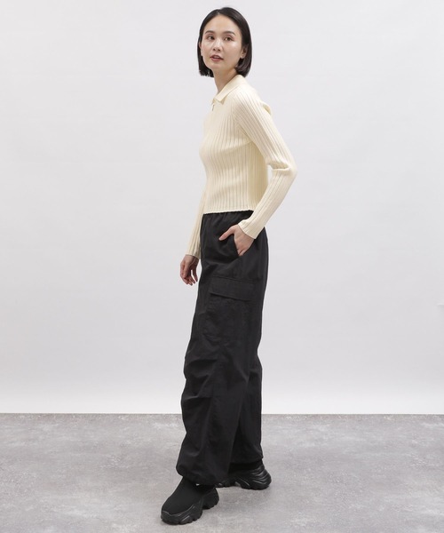 LAKOLE（ラコレ）の「7ゲージ襟付きZIPカーディガン / 103585