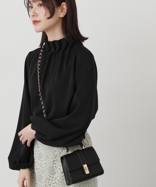 N.（N. Natural Beauty Basic）（エヌエヌナチュラルビューティーベーシック）の「◆チェーンベルトミニショルダーバッグ（ショルダーバッグ・レディース・シルバー/ブルー/ブラック・ﾌﾘ-）」の10枚目の写真