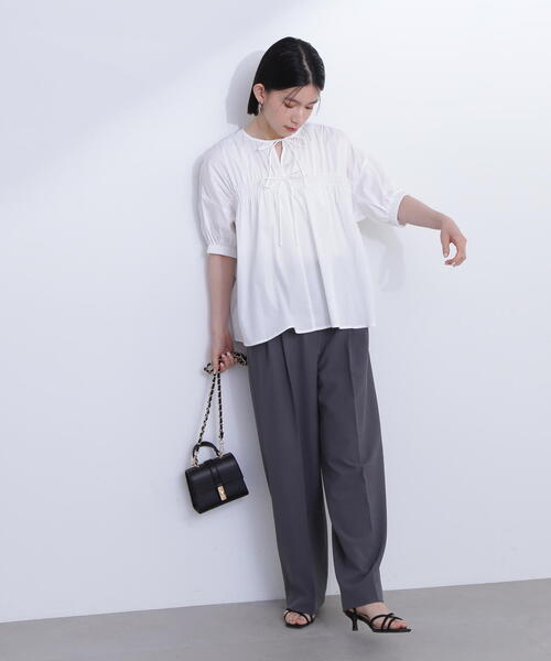 N.（N. Natural Beauty Basic）（エヌエヌナチュラルビューティーベーシック）の「◆チェーンベルトミニショルダーバッグ（ショルダーバッグ・レディース・シルバー/ブルー/ブラック・ﾌﾘ-）」の12枚目の写真