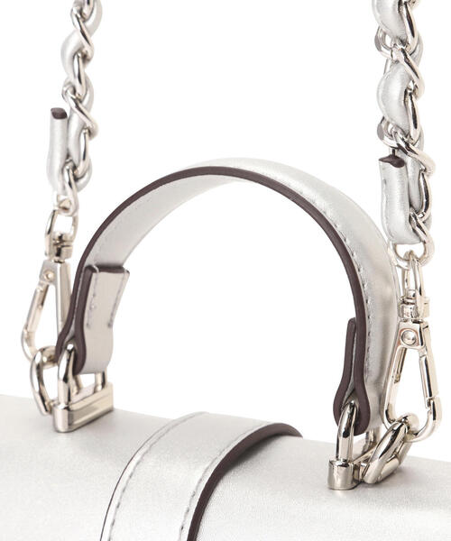 N.（N. Natural Beauty Basic）（エヌエヌナチュラルビューティーベーシック）の「◆チェーンベルトミニショルダーバッグ（ショルダーバッグ・レディース・シルバー/ブルー/ブラック・ﾌﾘ-）」の20枚目の写真