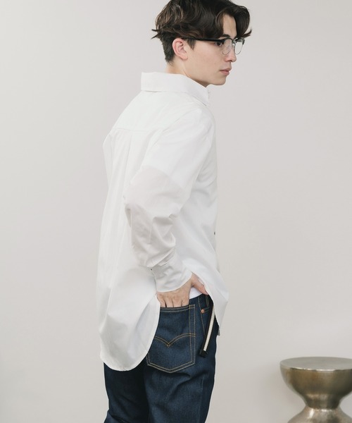 当日発送★YONFA ダブルボタンオーバーシャツ yonfa ダブルボタンオーバーシャツ ホワイト - メルカリ