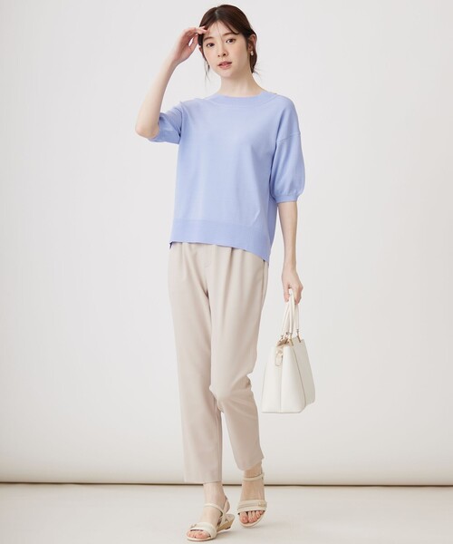 ANY SIS(エニィスィス)の「【WEB・一部店舗限定】楽々ビューティースティック パンツ(その他パンツ・レディース・ブラック系/アイボリー系/黄土色系・1/3/2)」の8枚目の写真
