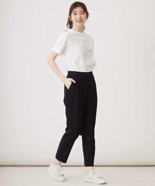 ANY SIS(エニィスィス)の「【WEB・一部店舗限定】楽々ビューティースティック パンツ(その他パンツ・レディース・ブラック系/アイボリー系/黄土色系・1/3/2)」の13枚目の写真