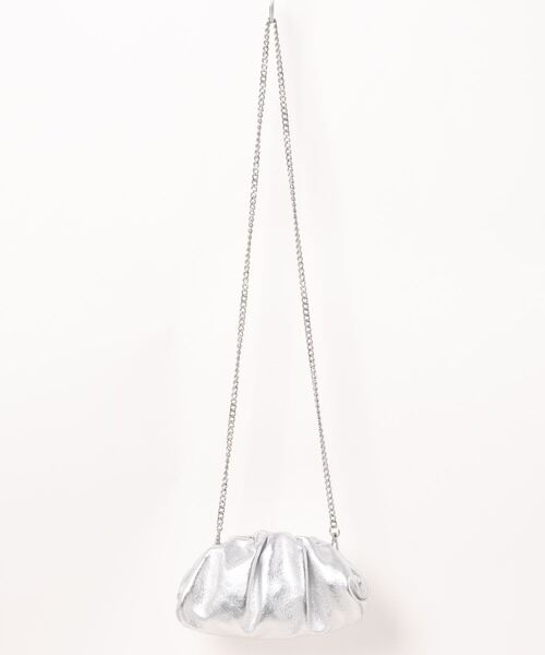 andrea cardone（アンドレアカルドネ）の「【ANDREA CARDONE】メタリックレザーチェーンバッグ(Q46439)（ショルダーバッグ・レディース・ゴールド/ブロンズ/シルバー・ALL）」の11枚目の写真