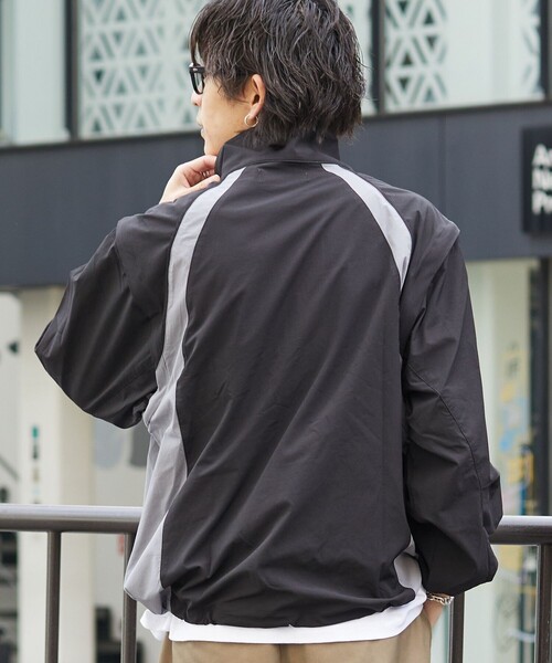 PUBLUX(パブリュクス)の「PUBLUX/パブリュクス デタッチャブルナイロンジャケット/ナイロンブルゾン/ライトアウター(限定展開)(ブルゾン・メンズ・ライトグレー/ブラック/ネイビー・SMALL/MEDIUM/LARGE)」の6枚目の写真