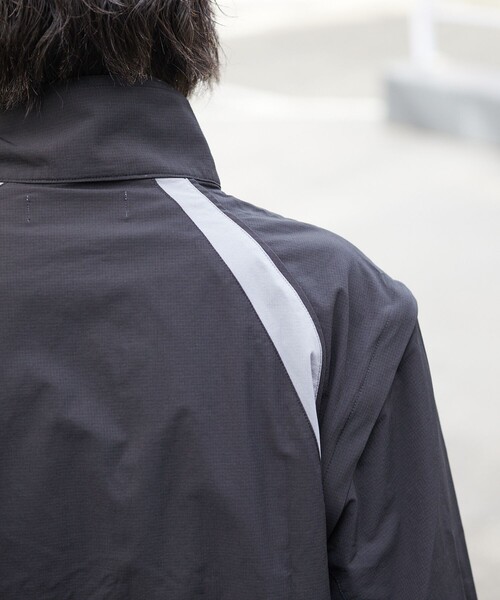 PUBLUX(パブリュクス)の「PUBLUX/パブリュクス デタッチャブルナイロンジャケット/ナイロンブルゾン/ライトアウター(限定展開)(ブルゾン・メンズ・ライトグレー/ブラック/ネイビー・SMALL/MEDIUM/LARGE)」の16枚目の写真