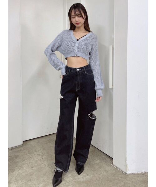 EATME（イートミー）の「レースブラTOP（キャミソール・レディース・ブラック/オフホワイト・FREE）」の5枚目の写真