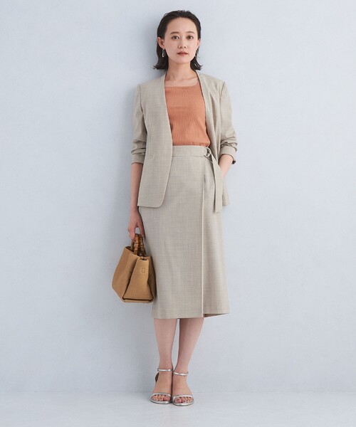 green label relaxing セットアップ スカートスーツ カチリラ green label relaxing（グリーンレーベルリラクシング）の