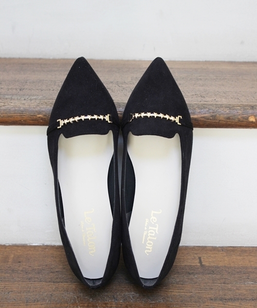 LE TALON（ルタロン）の「ポインテッドスタービットオペラ◆（その他シューズ・レディース・ネイビー/ブラック/カーキ/チャコールグレー・36.5/35.5/38/37.5/36/37）」の2枚目の写真