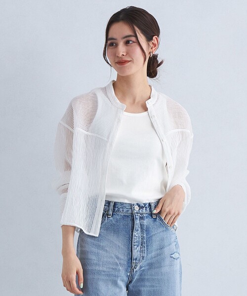 green label relaxing(グリーンレーベルリラクシング)の「ベーシック リブ タンクトップ(タンクトップ・レディース・ブラック/モカ/オフホワイト・FREE)」の2枚目の写真