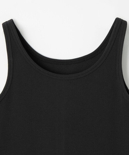 green label relaxing(グリーンレーベルリラクシング)の「ベーシック リブ タンクトップ(タンクトップ・レディース・ブラック/モカ/オフホワイト・FREE)」の18枚目の写真