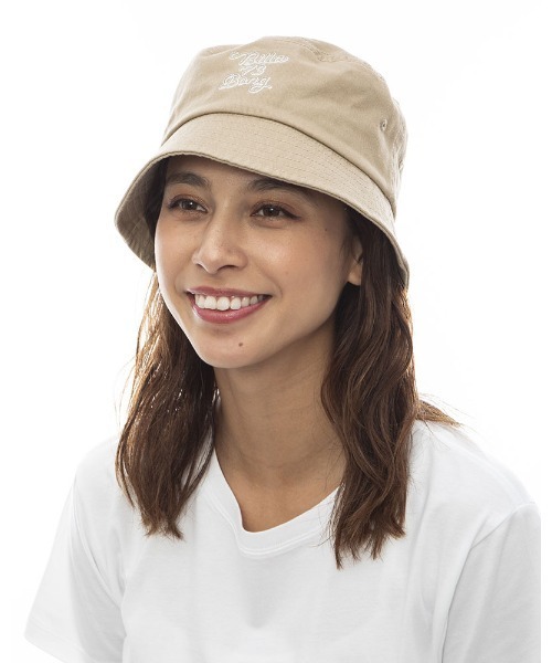 BILLABONG（ビラボン）の「BILLABONG レディース BUCKET 2WAY HAT ハット 【2024年春夏モデル】/ビラボンバケハ（バケットハット）（ハット・レディース・ブラック/ベージュ/ブラウン系その他/アーミー・FREE）」の4枚目の写真
