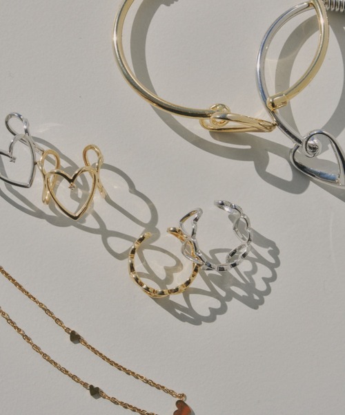 Unitage(ユニテージ)の「ハートオープンリング(リング・レディース・シルバー/ゴールド・FREE)」の5枚目の写真