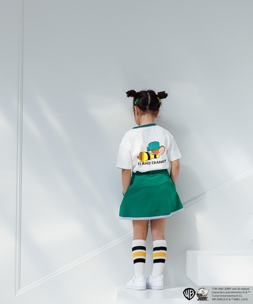 LOWRYS FARM(ローリーズファーム)の「TOM and JERRY Tシャツ 109578(Tシャツ/カットソー・キッズ・アイボリー/ホワイト/グレー・110cm/120cm/130cm/140cm/150cm)」の10枚目の写真