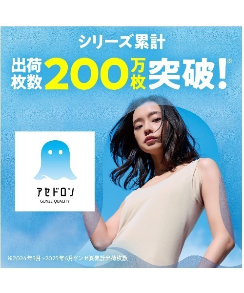 アセドロン 汗取り付き2分袖インナー ベタつき瞬時にどこへやら