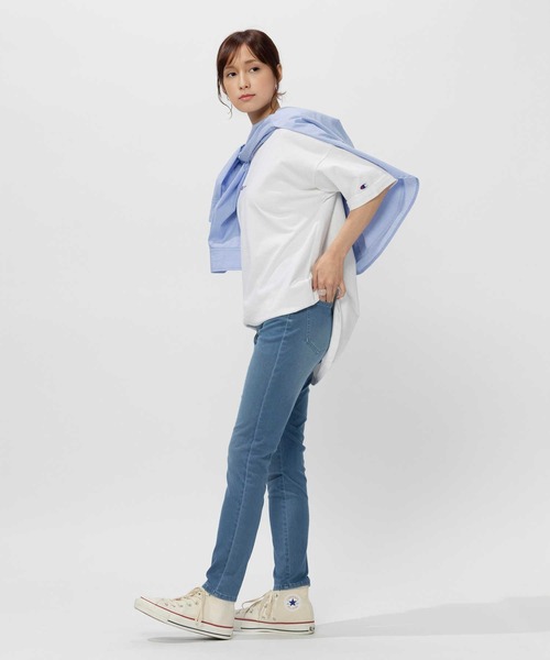 BACK NUMBER（バックナンバー）の「BACK NUMBER(バックナンバー)接触冷感レギンススキニー（その他パンツ・レディース・ダークインディゴブルー/ライトインディゴブルー/ブラック・S/M/L/XS）」の18枚目の写真