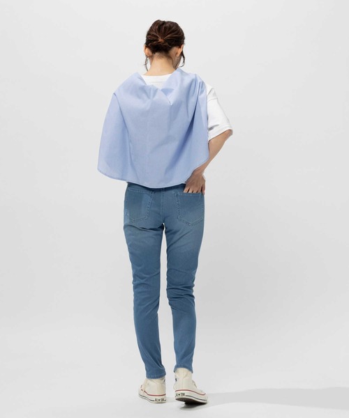 BACK NUMBER（バックナンバー）の「BACK NUMBER(バックナンバー)接触冷感レギンススキニー（その他パンツ・レディース・ダークインディゴブルー/ライトインディゴブルー/ブラック・S/M/L/XS）」の19枚目の写真