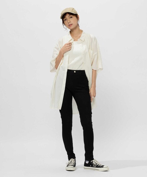 BACK NUMBER（バックナンバー）の「BACK NUMBER(バックナンバー)接触冷感レギンススキニー（その他パンツ・レディース・ダークインディゴブルー/ライトインディゴブルー/ブラック・S/M/L/XS）」の8枚目の写真